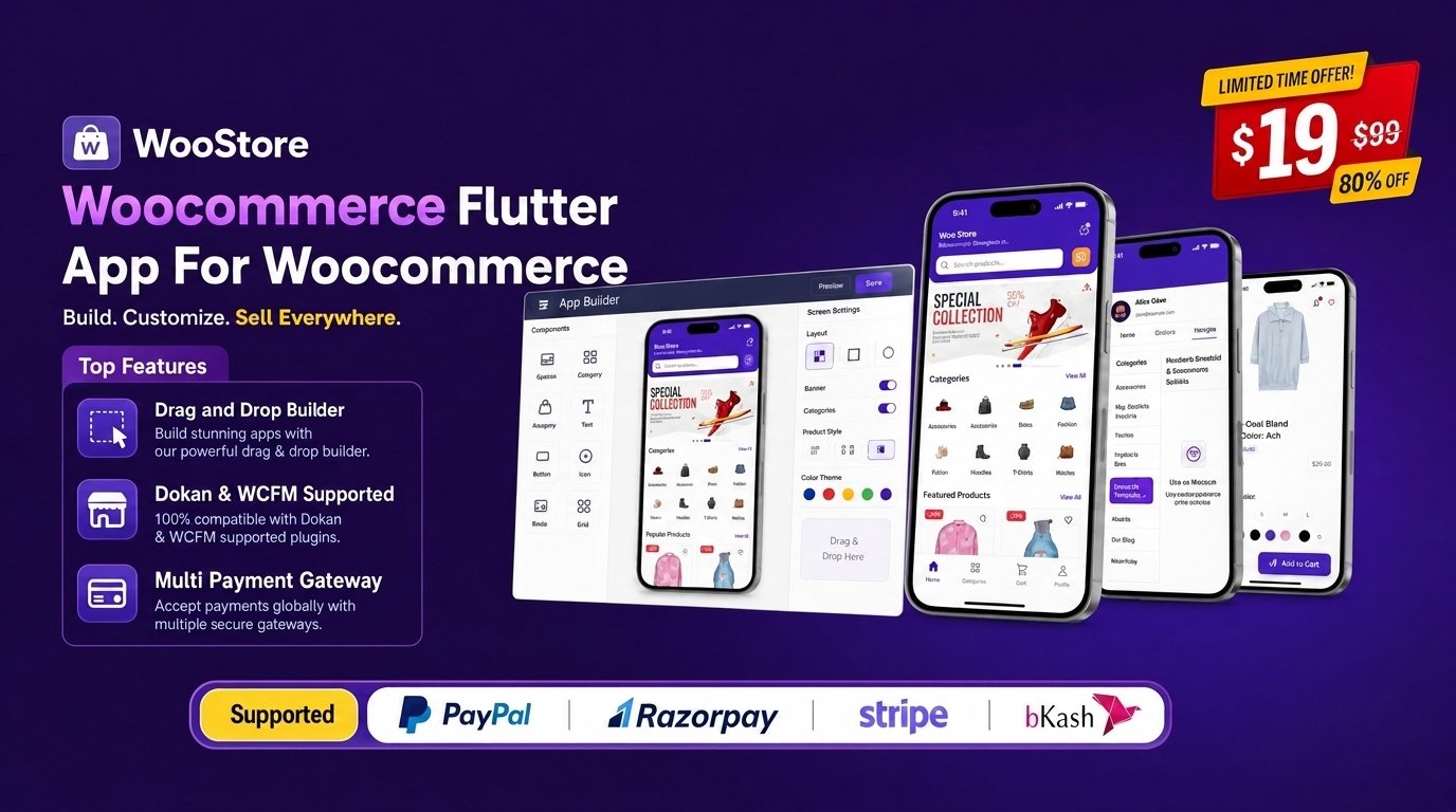 WooStore Woocommerce Multivendor App